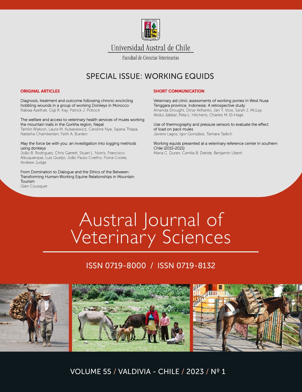 					View Vol. 55 No. 1 (2023): Special Issue: Working Equids
				